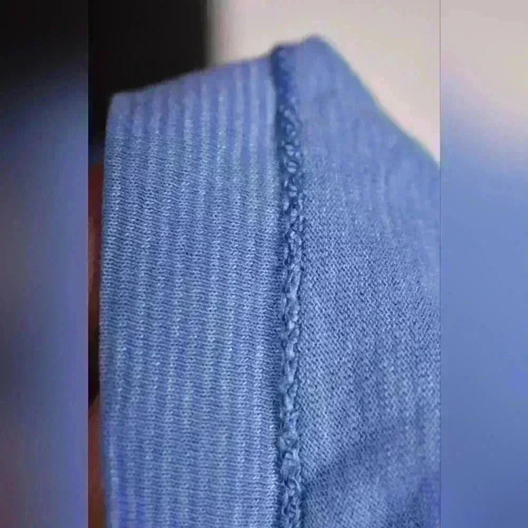 1992 QUEBEC NORDIQUES NHL Blue Single Needle Trench Ultra Tee Shirt Large USA - Picture 14 of 15